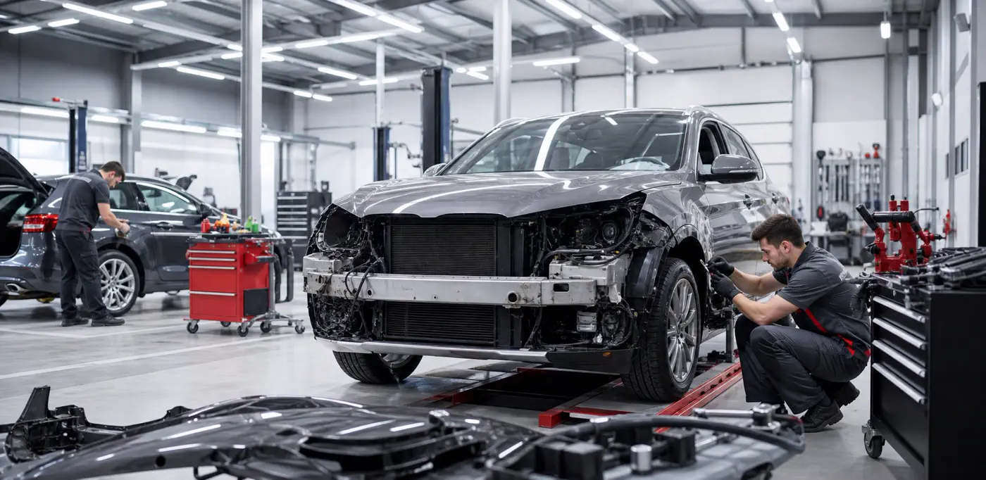 Service auto premium pentru reparații după daună